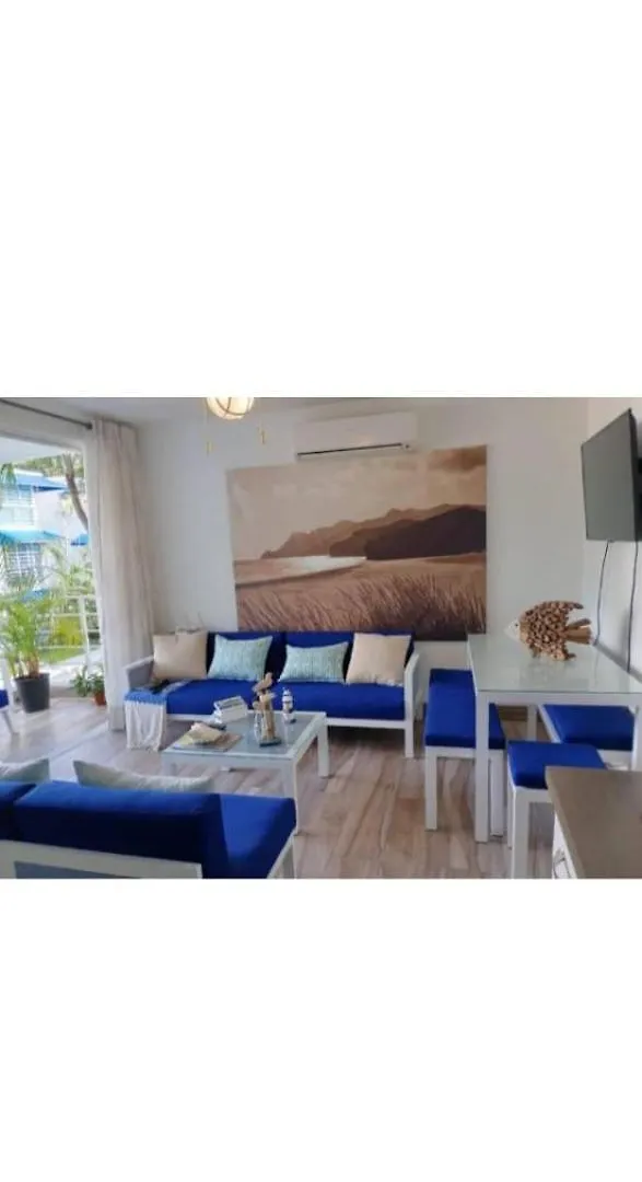 Playa Juan Dolio, Rd-Acceso Privado A La Playa Justo Al Frente En 1Ra Linea, Areas Sociales, Bbq, Piscina, Gazebos-Parqueo-Wifi-Netflix-Al Lado De Minimarket, Restaurantes, Bares, Tiendas, Clubes De Playa, Campos De Golf, Bancos Comerciales Y Mas 구아야카네스 아파트